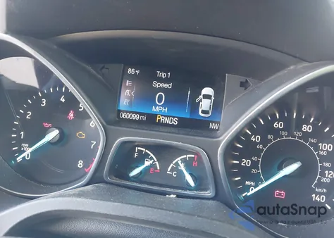 2017 Ford Escape Se из США, поврежденный, VIN 1FMCU0G92HUF04457